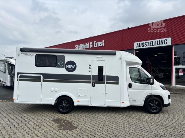 Half-integraal camper CORIGON T Advanced 700 S *Solar*Hubbett*Travel+Paket*