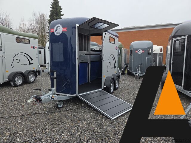 Rimorchio per trasporto cavalli Cheval Liberté Touring Country 2,6t blue Sattelschrank