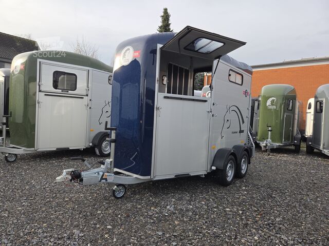 Rimorchio per trasporto cavalli Cheval Liberté Touring Country 2,6t blue Sattelschrank