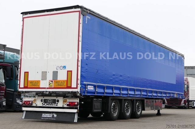 Open oplegger met zeil SCHMITZ CARGOBULL SCB S3T  Liftachse safety-roof VARIOS