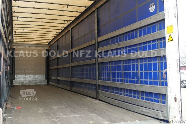 Open oplegger met zeil SCHMITZ CARGOBULL SCB S3T  Liftachse safety-roof VARIOS