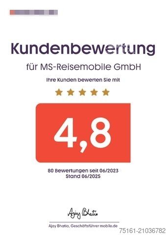 Husbil CHAUSSON V697 FIRST LINE/ -2026-/ 140PS / EINZELBETTEN