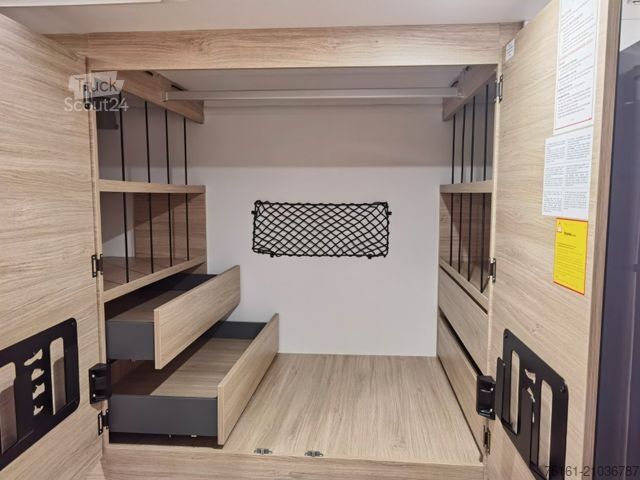 Halvintegrerad husbil CHAUSSON 640 TITANIUM / -2026- / 165PS-9G. / XXL-HUBBETT