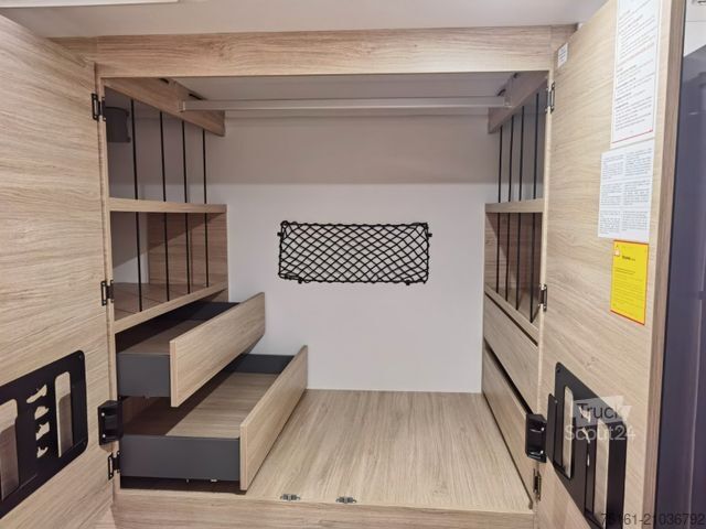 Halvintegrerad husbil CHAUSSON 640 TITANIUM /-2026- / XXL-HUBBETT / AHK / 4.1T.