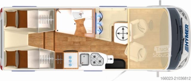 Integraal camper HYMER/ERIBA B-Klasse MC I 580 Abverkauf: -24% / -40000€