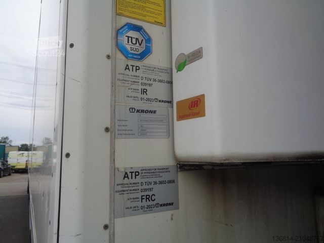 Semi-remorque frigorifique KRONE SD Thermo-King Trennwand Lift Doppelstock