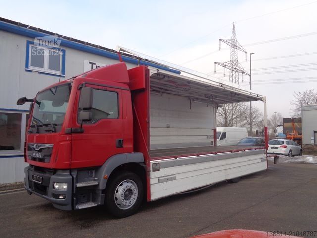 Camion de boissons MAN TGM 18.320 LL Schwenkwand LBW 2 x AHK