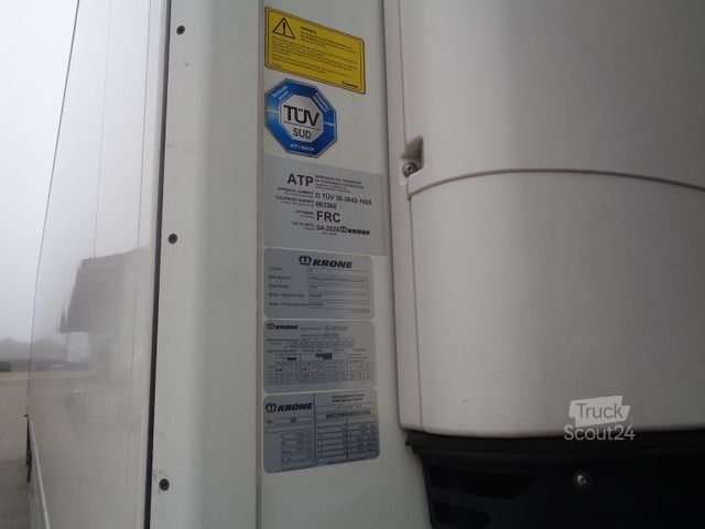 Semi-remorque frigorifique KRONE SD Carrier Doppelstock Trennwand Liftachse