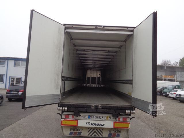 Semi-remorque frigorifique KRONE SD Carrier Doppelstock Trennwand Liftachse