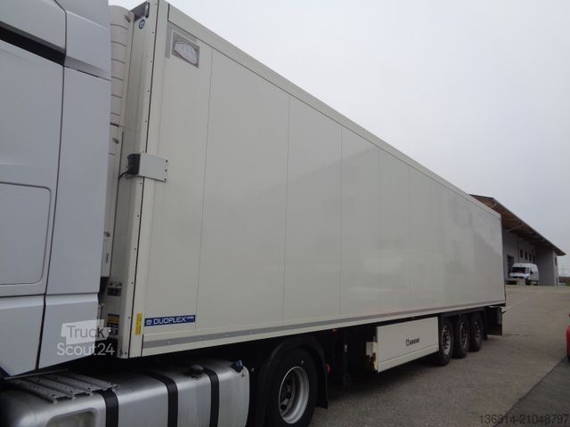 Semi-remorque frigorifique KRONE SD Carrier Doppelstock Trennwand Liftachse