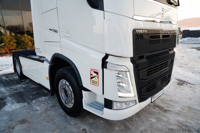 Tracteur routier standard VOLVO FH 500 / HYDRAULIKA / ALUFELGI / I-SHIFT / 