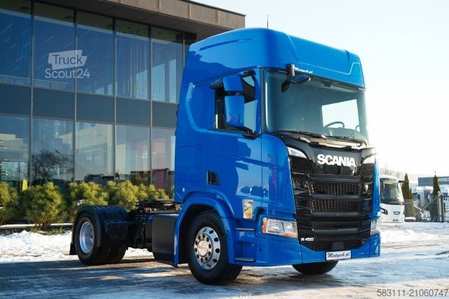 Standard tractor unit SCANIA R 450 / PE?NY ADR / RETARDER / I-PARK COOL / ALU