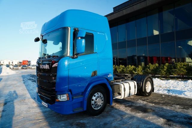 Standard tractor unit SCANIA R 450 / PE?NY ADR / RETARDER / I-PARK COOL / ALU