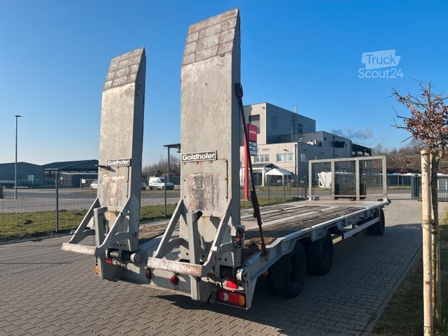 Lågbyggd trailer GOLDHOFER TUP3-24/80 Plateau Tieflader Ballenwagen