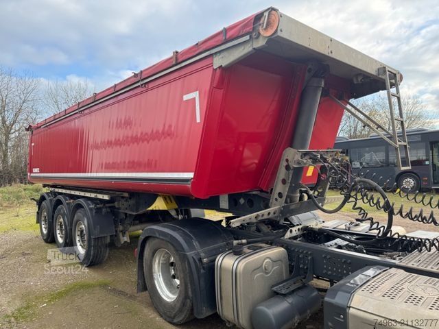 Tipper semitrailer SCHMITZ CARGOBULL SKI 24, Alukastenmulde