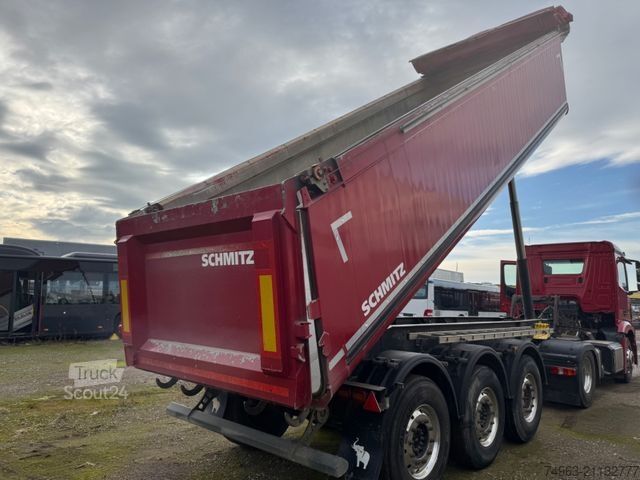 Tipper semitrailer SCHMITZ CARGOBULL SKI 24, Alukastenmulde