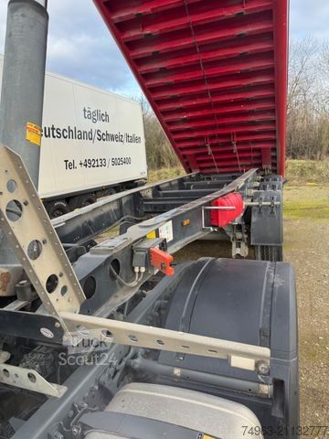 Tipper semitrailer SCHMITZ CARGOBULL SKI 24, Alukastenmulde