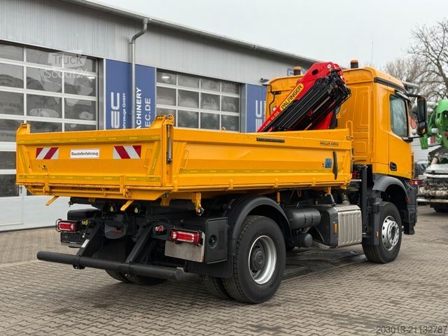 Kipper LKW MERCEDES-BENZ AROCS 1843 4x2 Kipper Kran Palfinger PK12.501