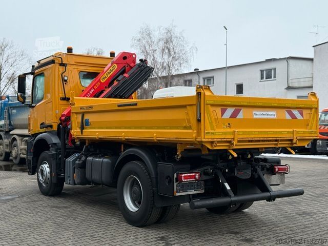 Kipper LKW MERCEDES-BENZ AROCS 1843 4x2 Kipper Kran Palfinger PK12.501