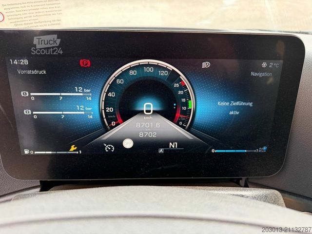 Kipper LKW MERCEDES-BENZ AROCS 1843 4x2 Kipper Kran Palfinger PK12.501