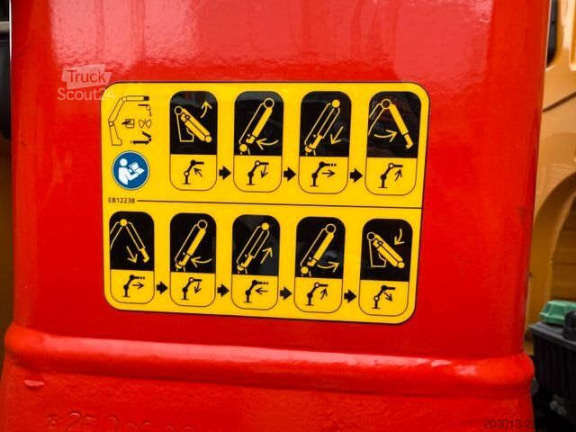 Kipper LKW MERCEDES-BENZ AROCS 1843 4x2 Kipper Kran Palfinger PK12.501