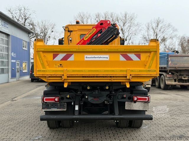 Autokran MERCEDES-BENZ AROCS 1843 4x2 Kipper Kran Palfinger PK12.501
