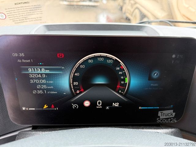 Autokran MERCEDES-BENZ AROCS 1843 4x2 Kipper Kran Palfinger PK12.501