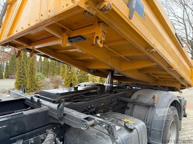 Autokran MERCEDES-BENZ AROCS 1843 4x2 Kipper Kran Palfinger PK12.501