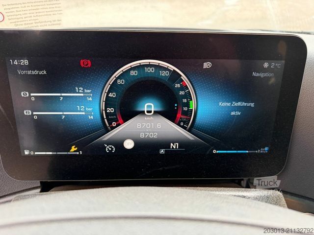 Autokran MERCEDES-BENZ AROCS 1843 4x2 Kipper Kran Palfinger PK12.501