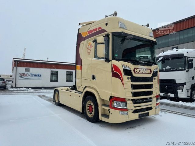 Tracteur routier standard SCANIA S 500 * STANDKLIMA * RETARDER * 2 X TANK * TOP *