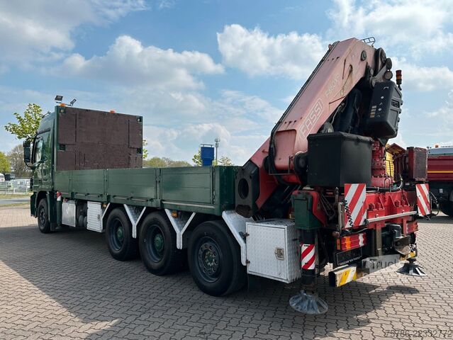 Kravas automašīnai uzstādīts celtnis MERCEDES-BENZ Actros 3251 L/ V8/ Fassi F 660 AXP.25/ 16m=3.1t