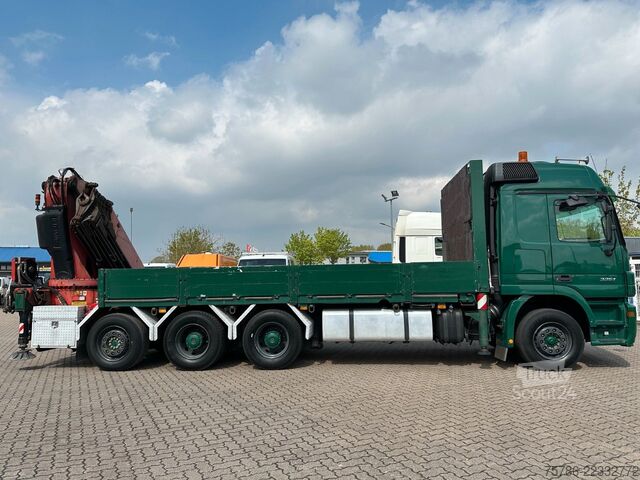 Kravas automašīnai uzstādīts celtnis MERCEDES-BENZ Actros 3251 L/ V8/ Fassi F 660 AXP.25/ 16m=3.1t