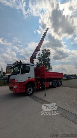 Abrollkipper MERCEDES-BENZ Arocs 2532 6x2 Kipper Bordmatik KRAN Abrollkippe