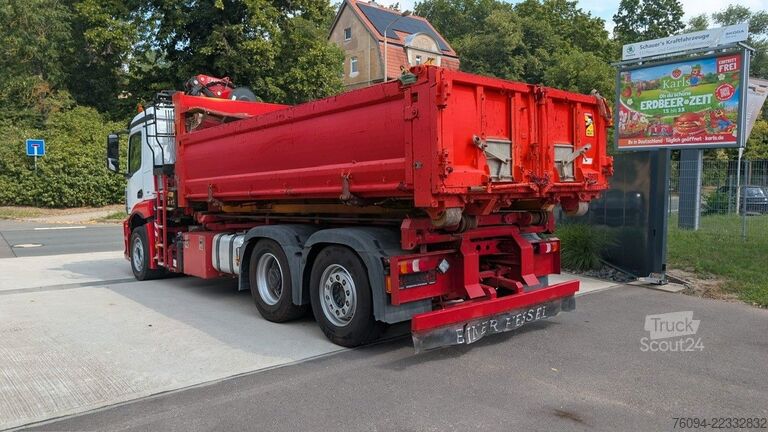 Abrollkipper MERCEDES-BENZ Arocs 2532 6x2 Kipper Bordmatik KRAN Abrollkippe