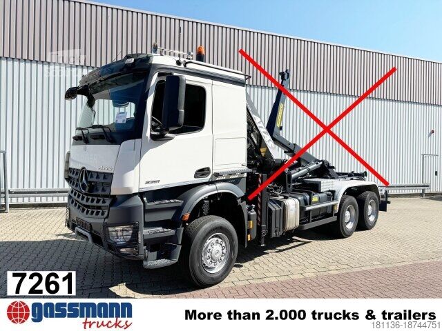 Abrollkipper Mercedes-Benz Arocs 3351 AK 6x6, Retarder, Navi, Grounder