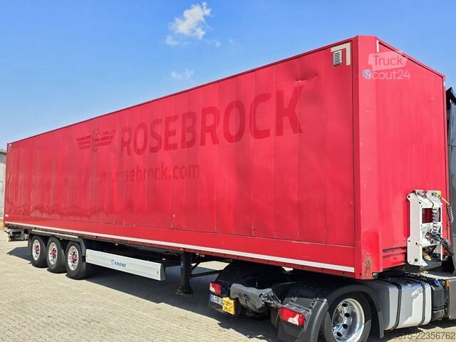 Полуремарке-фургон KRONE SD Trockenfrachtkoffer *Doppelstock *Lochbleche