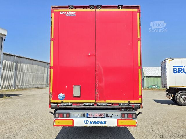 Полуремарке-фургон KRONE SD Trockenfrachtkoffer *Doppelstock *Lochbleche