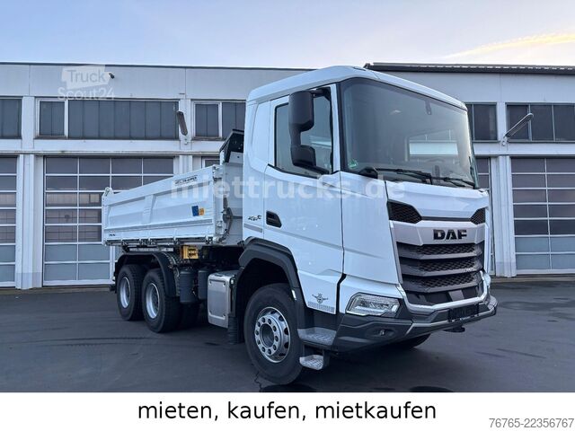 Camion-benne tricar DAF XFC 480 FAT 6x4 Meiller mietkaufen 1725 EUR