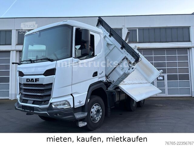 Camion-benne tricar DAF XFC 480 FAT 6x4 Meiller mietkaufen 1725 EUR