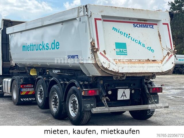 Semi-remorque benne SCHMITZ CARGOBULL SKI 24 28 cbm Stahl mietkauf für 530¤ möglich