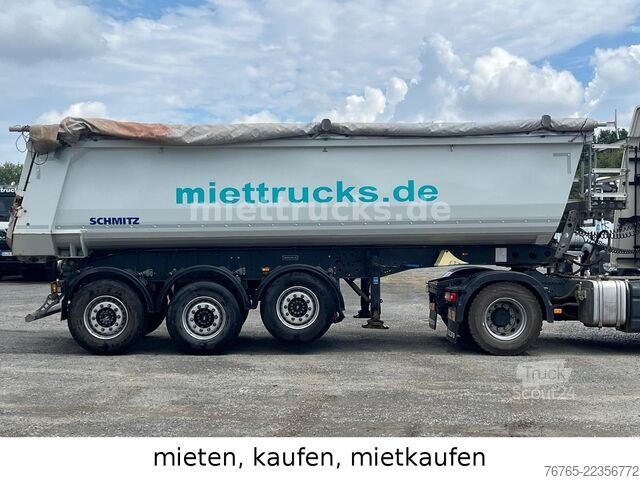 Semi-remorque benne SCHMITZ CARGOBULL SKI 24 28 cbm Stahl mietkauf für 530¤ möglich
