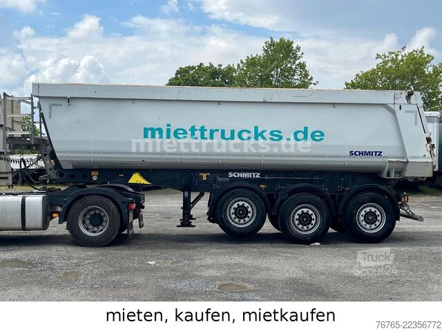 Semi-remorque benne SCHMITZ CARGOBULL SKI 24 28 cbm Stahl mietkauf für 530¤ möglich