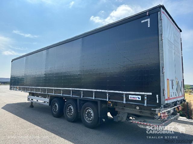 Brandalı açık yarı römork Schmitz Cargobull Semitrailer Curtainsider Standard Hayon