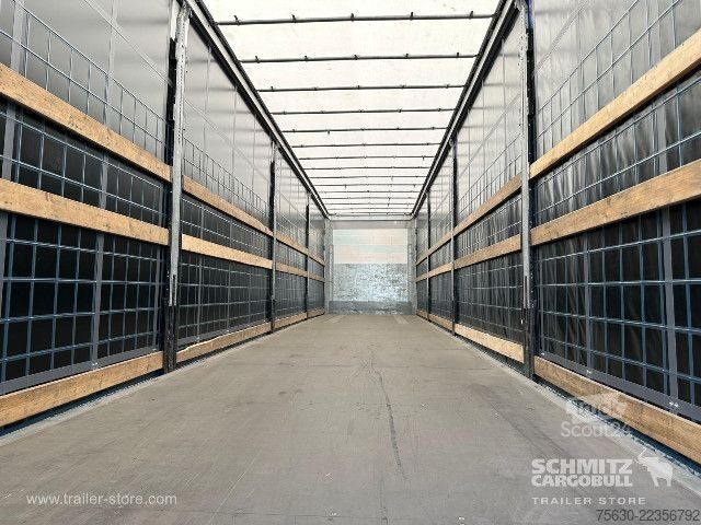 Brandalı açık yarı römork Schmitz Cargobull Semitrailer Curtainsider Standard Hayon
