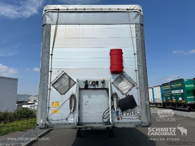 Brandalı açık yarı römork Schmitz Cargobull Semitrailer Curtainsider Standard Hayon