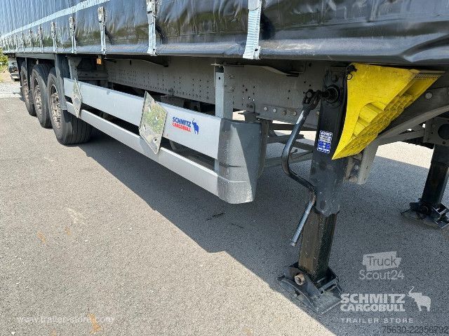 Brandalı açık yarı römork Schmitz Cargobull Semitrailer Curtainsider Standard Hayon