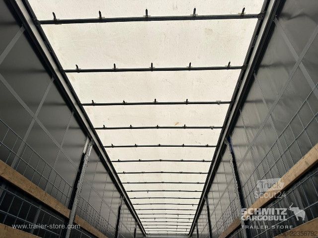 Brandalı açık yarı römork Schmitz Cargobull Semitrailer Curtainsider Standard Hayon