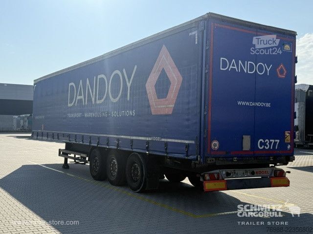 Open oplegger met zeil Kögel Curtainsider Standard