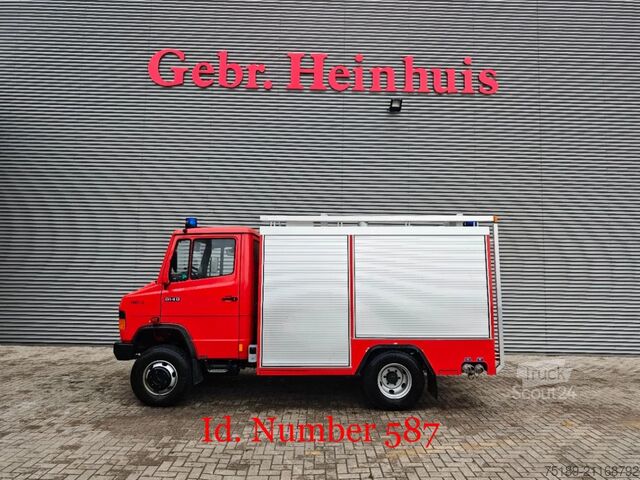 Camión de bomberos Mercedes-Benz 814 DA 4x4 Manual Gerbox Service books!