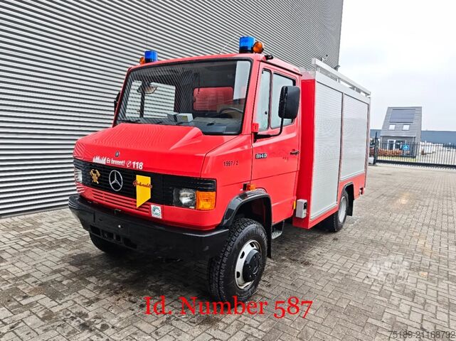 Camión de bomberos Mercedes-Benz 814 DA 4x4 Manual Gerbox Service books!